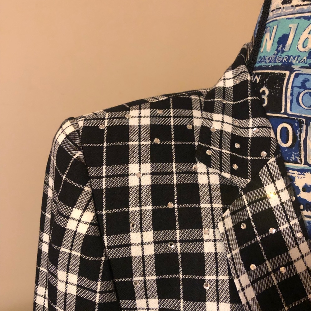 Vintage 1980’s Criscione NY Plaid Blazer - Picture 5 of 14